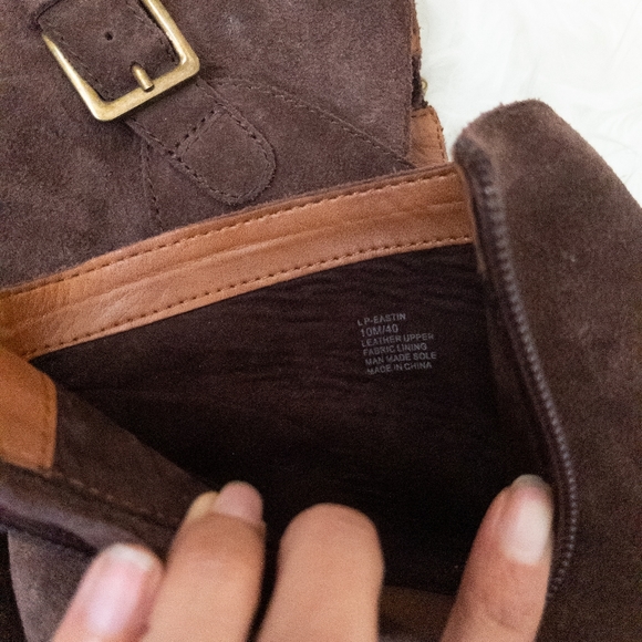 Lucky Brand Eastin Brown Suede Ankle Boot - Picture 7 of 7